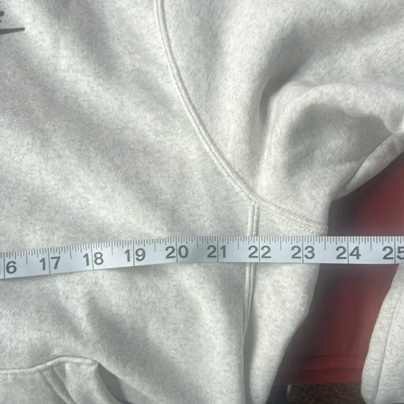 Nike Light Gray Pullover Hoodie Large - Picture 3 of 5